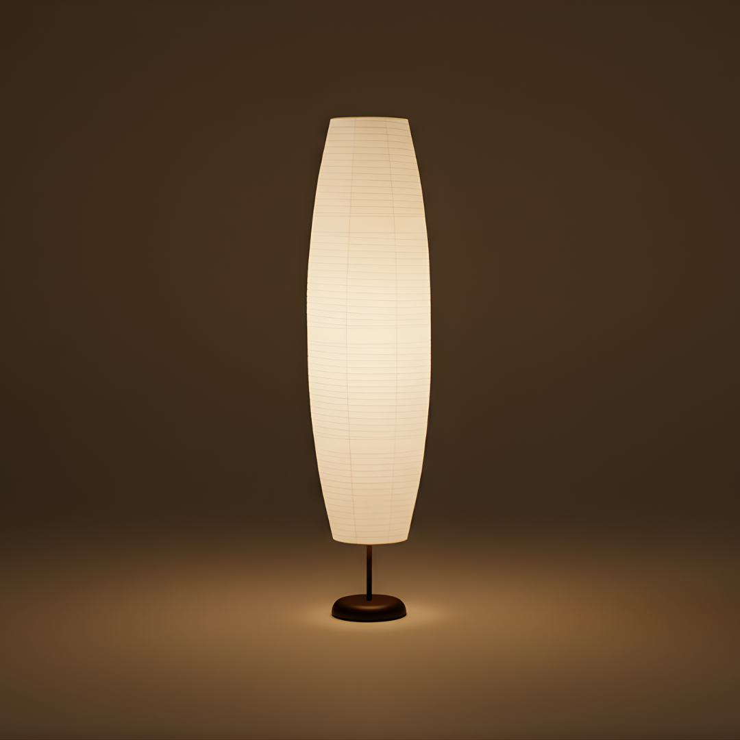 LumoRise | Japandi zuilenlamp van rijstpapier | warm sfeerverlichting