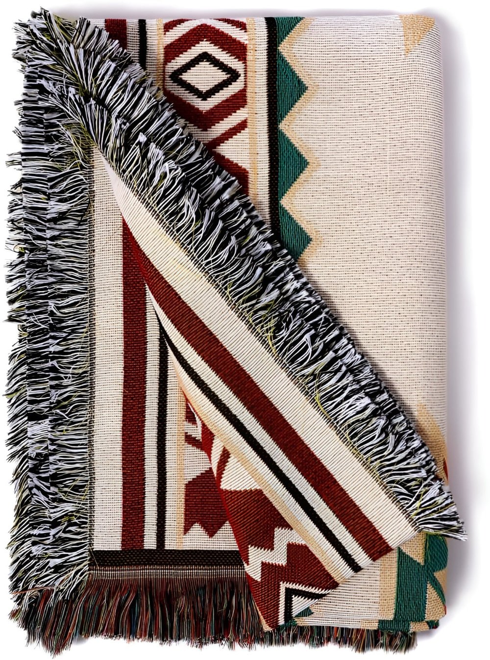 Picknickkleed Bohemian | Omkeerbaar Design | Wasbaar | Jacquard Katoenmix