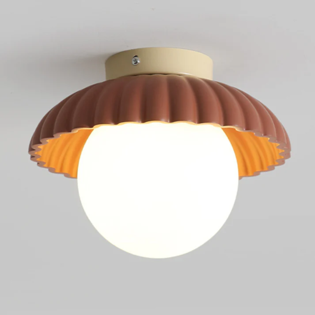 Jiora | Industriële stijl plafondlamp van massief ijzer