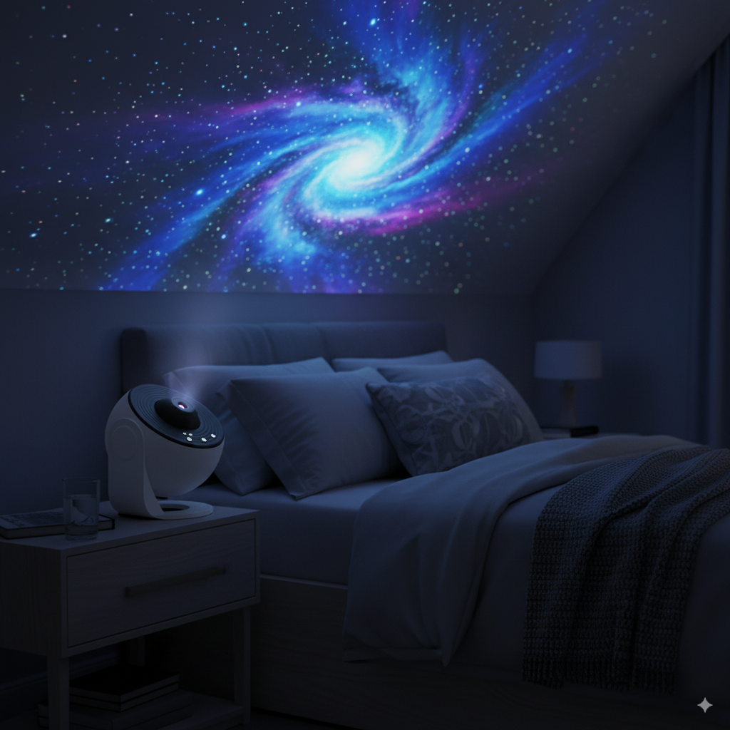 Aurava Sky | LED-sterhemelprojector met galaxy- en nevel-effect