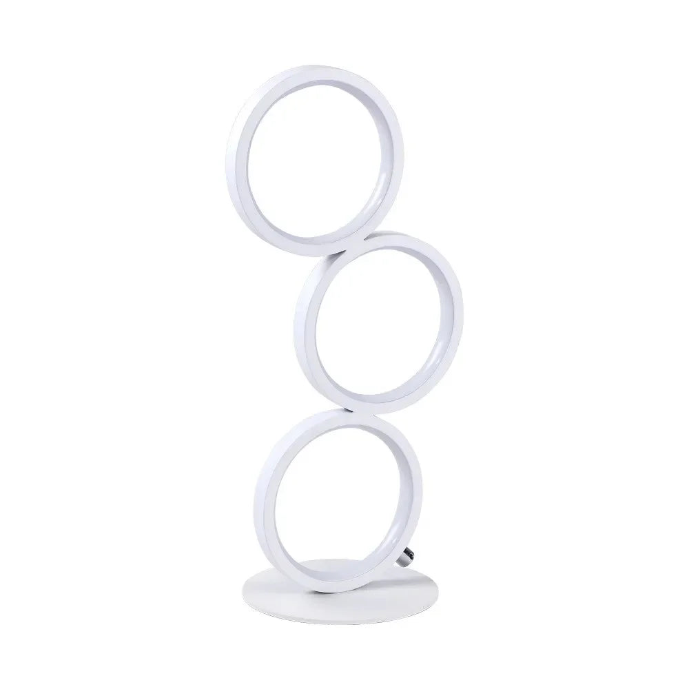 Aurora Glow | Moderne LED-tafellamp | dimbaar designlicht met 3 kleurmodi voor woon- & werkruimtes