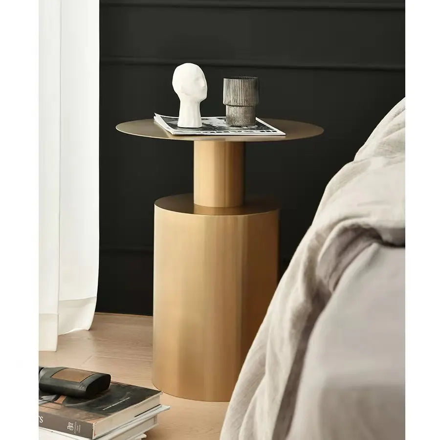 Orythea Ronde Bijzettafel | Modern & Minimalistisch Design | Voor Slaapkamer & Woonkamer