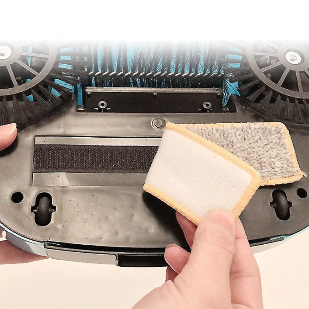 SweepMate | 2-in-1 bezem met geïntegreerde stofopvang, draadloos & stroomloos