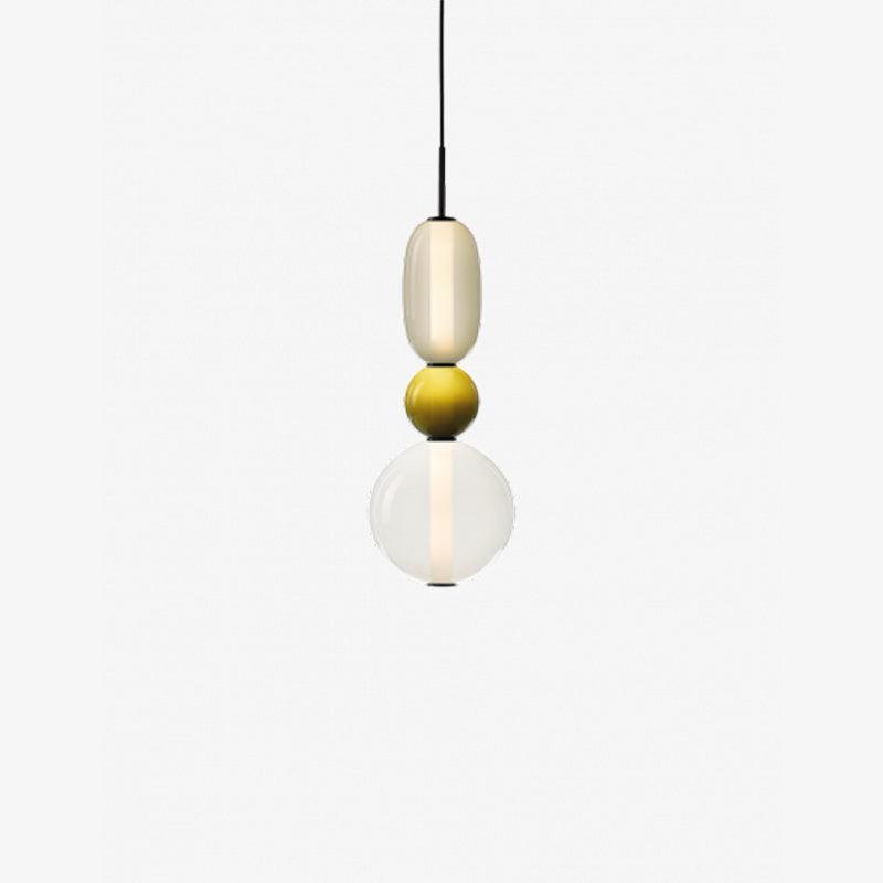 Elegante design hanglamp – moderne gekleurde glas