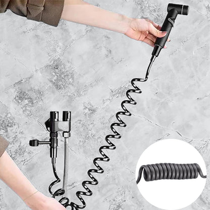 AuriJet roestvrijstalen bidetspuit – wc-douche met drukregeling & ergonomisch handvat