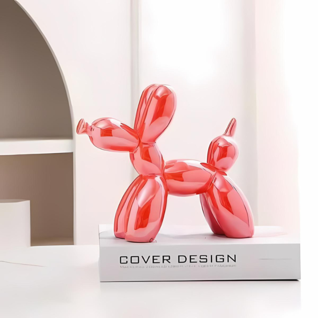 Nyxis – Moderne decoratieve figuur ballonhond van keramiek