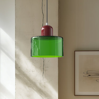 Bauhaus bolvormige glazen hanglamp | tijdloos design | glas & metaal | E27 fitting