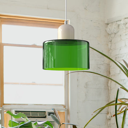 Bauhaus bolvormige glazen hanglamp | tijdloos design | glas & metaal | E27 fitting