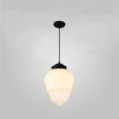 Lunara | Geometrische melkglas hanglamp in wit