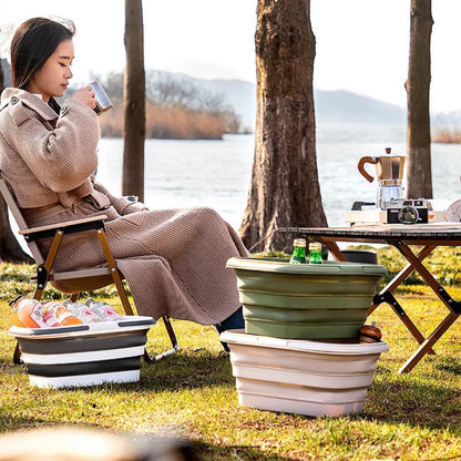 Picknickmand Opvouwbaar | Multifunctioneel & Zelfstaand | Duurzaam Kunststof