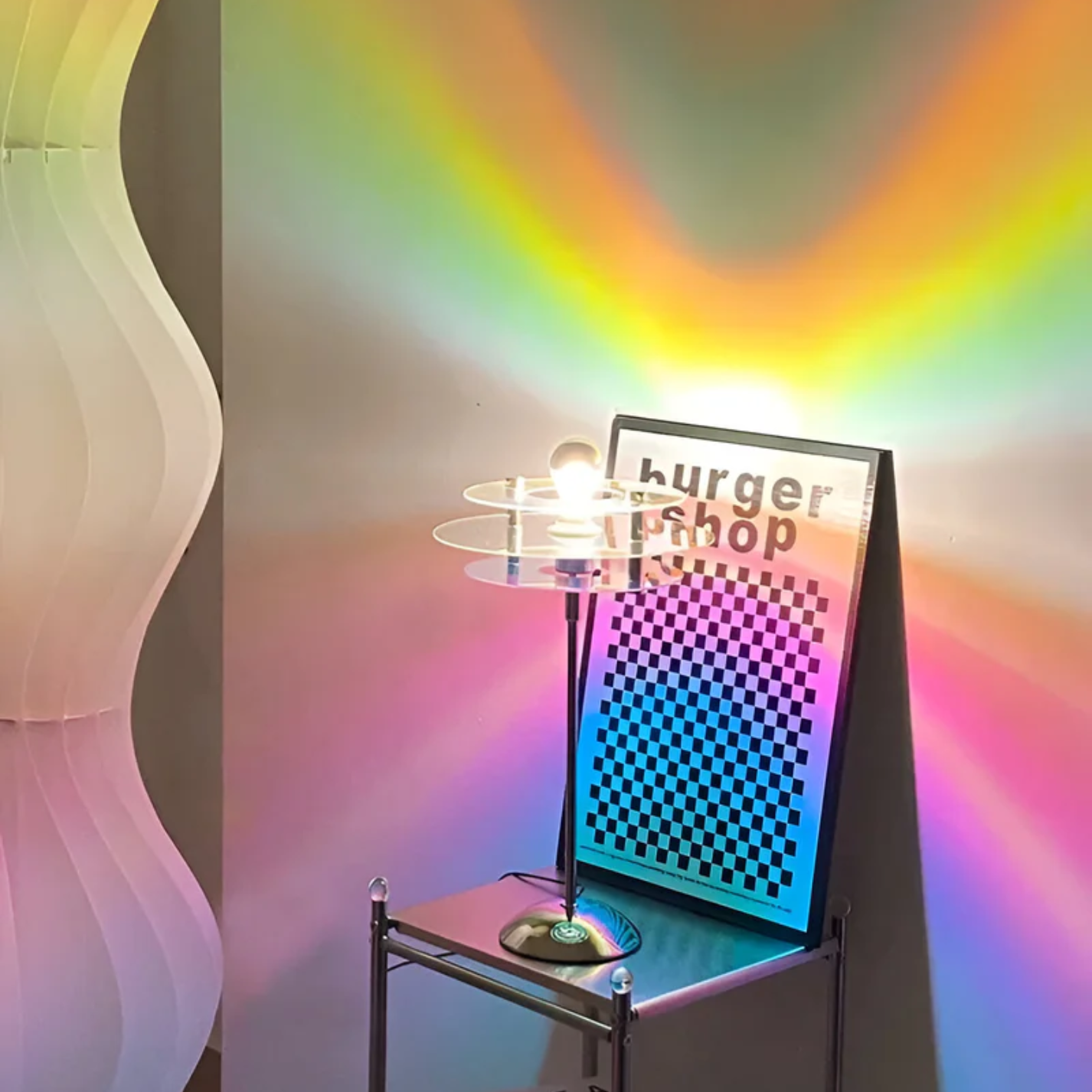 Sylinaea - Retro LED tafellamp met schijfdesign