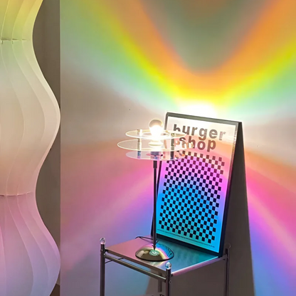 Sylinaea - Retro LED tafellamp met schijfdesign