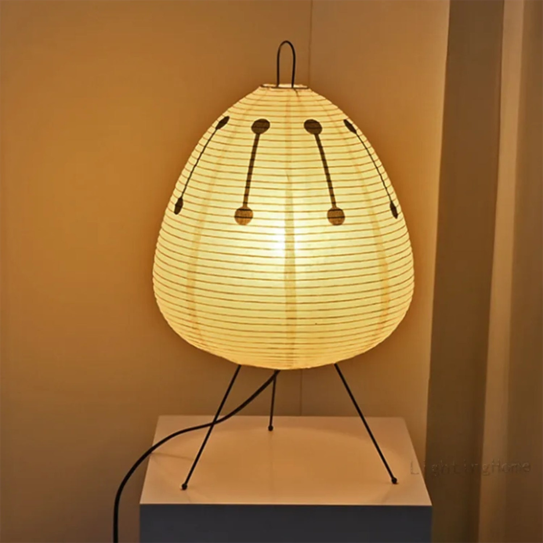 Tirva Hikari | Japandi vloerlamp van rijstpapier