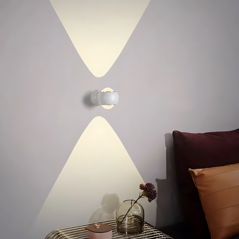 LED Wandleuchte 180° draaibaar | minimalistisch design | energiebesparend | metaal