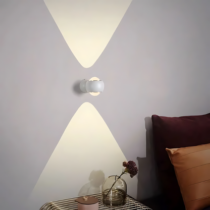 LED Wandleuchte 180° draaibaar | minimalistisch design | energiebesparend | metaal