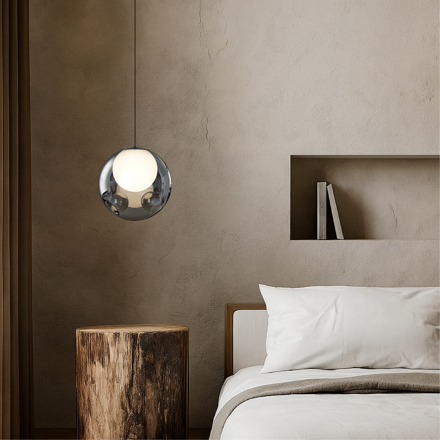 Liraessa | Italiaanse hanglamp van glas in elegant design