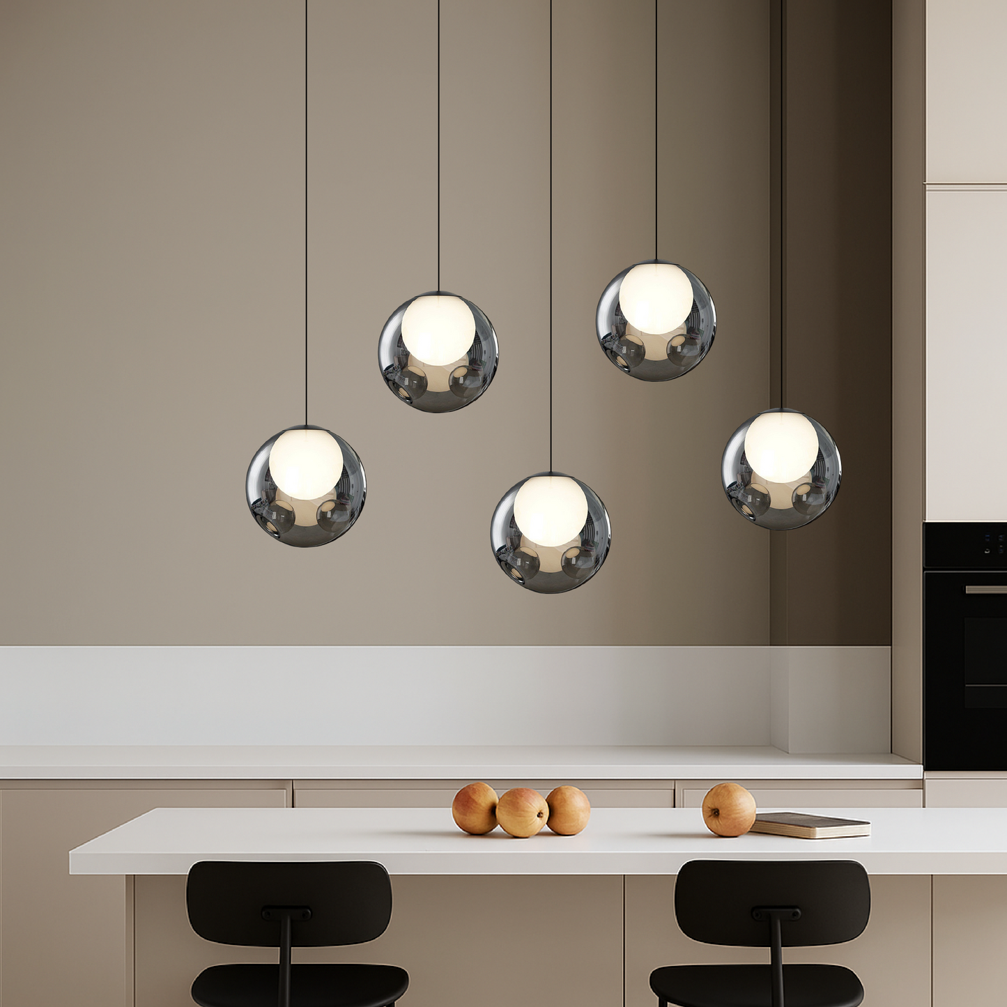 Liraessa | Italiaanse hanglamp van glas in elegant design