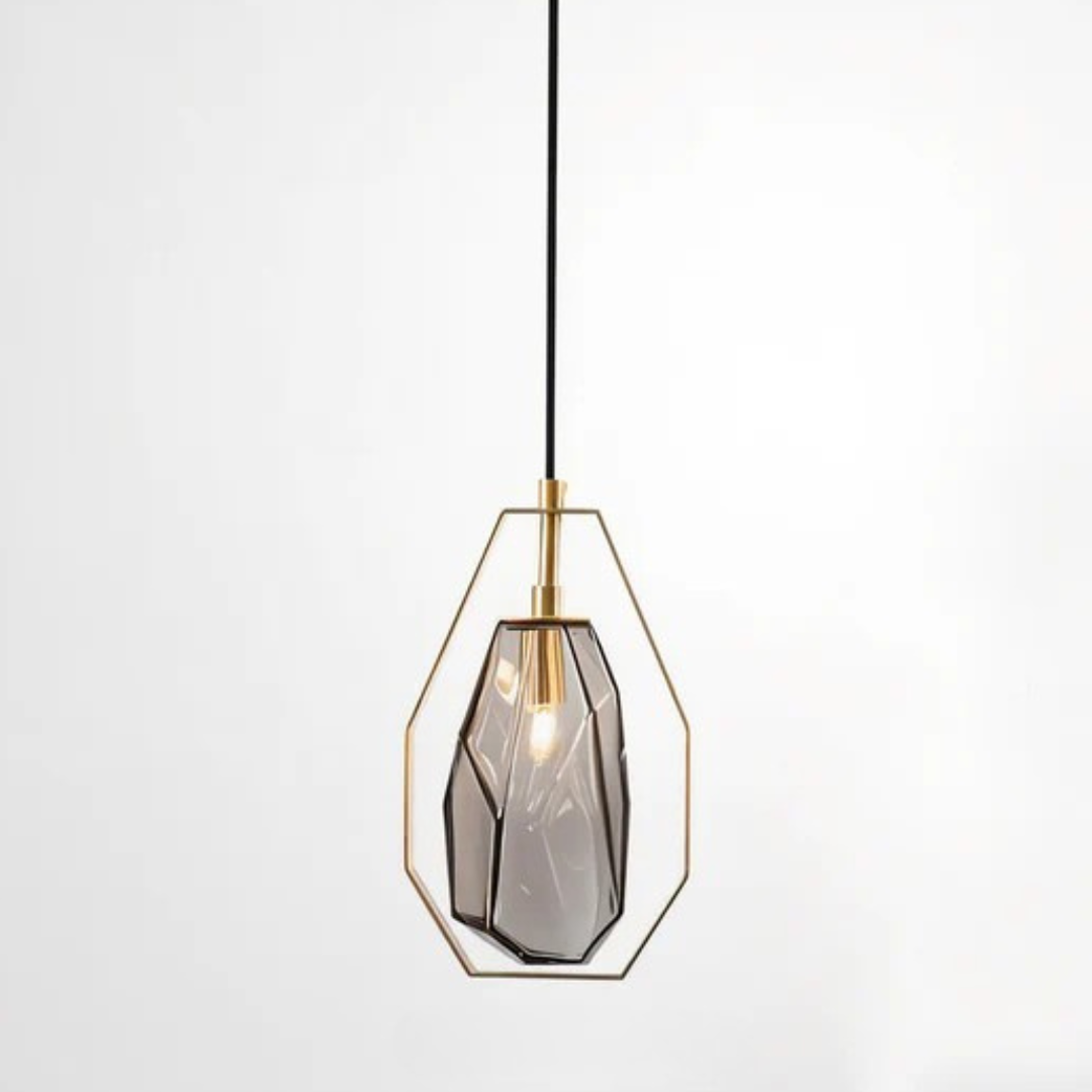 Flavia | Minimalistische hanglamp van glas in moderne stijl