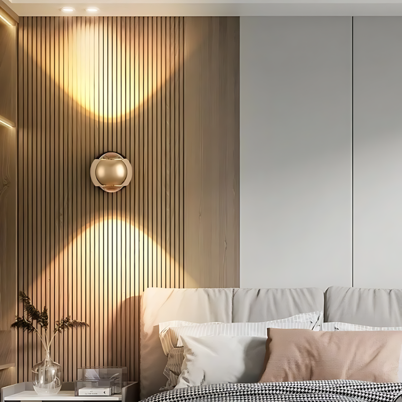 LED Wandleuchte 180° draaibaar | minimalistisch design | energiebesparend | metaal