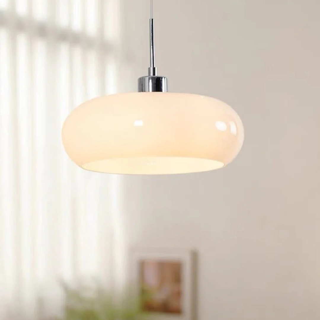 Cornelia | glazen hanglamp met LED voor eetkamer & woonkamer