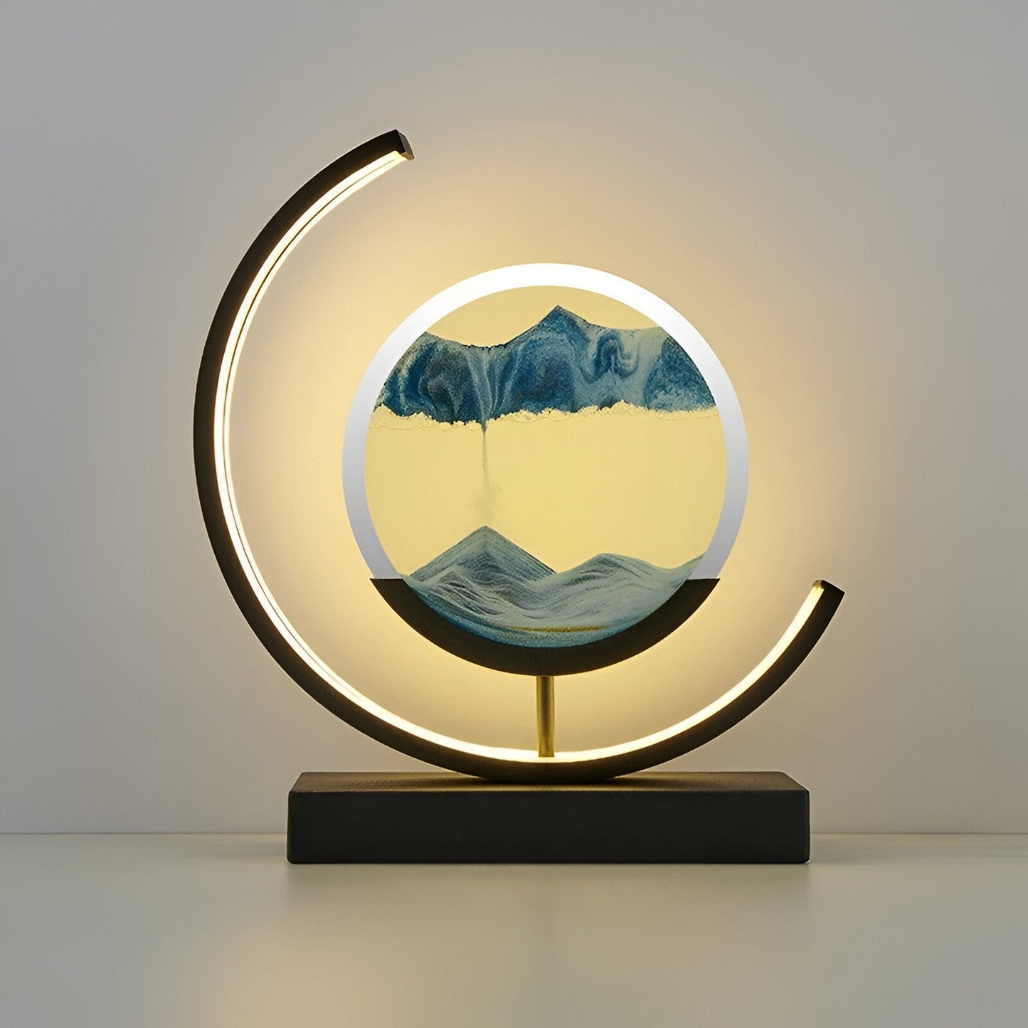 Sand Glow Lamp | App- & Remote Control | Dimbaar met 3 Lichtkleuren | Rustgevende Zandstroom