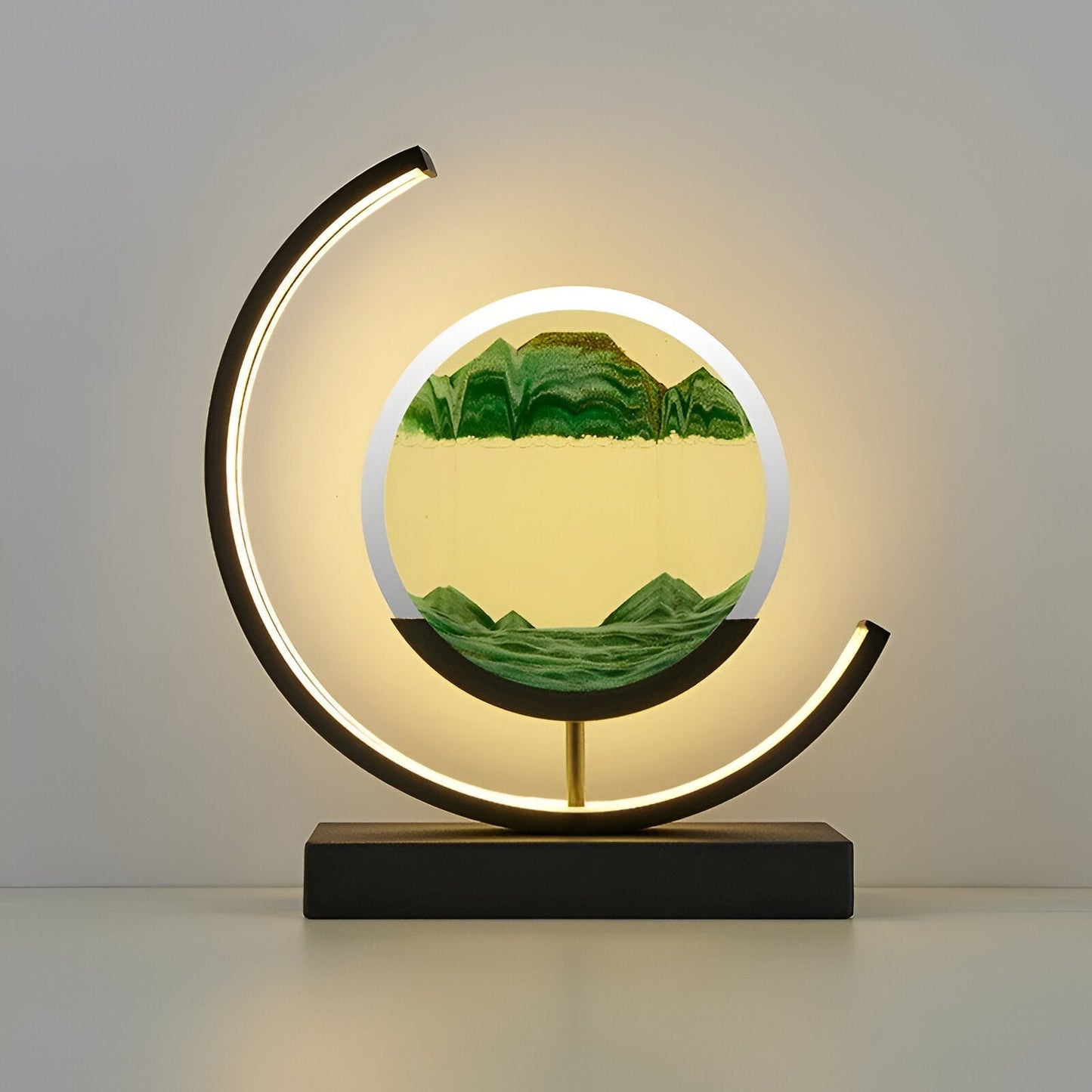 Sand Glow Lamp | App- & Remote Control | Dimbaar met 3 Lichtkleuren | Rustgevende Zandstroom