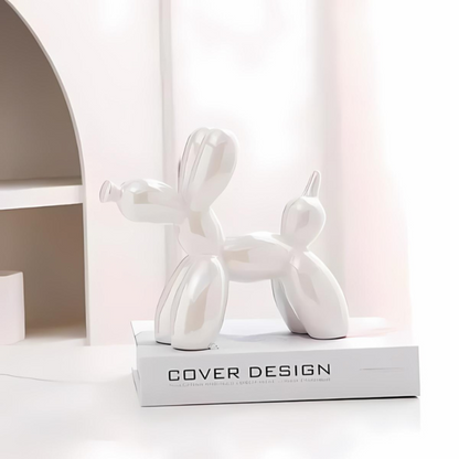 Nyxis – Moderne decoratieve figuur ballonhond van keramiek