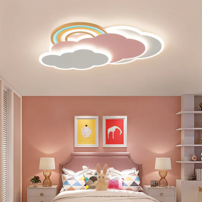Pynki Glow | LED-plafondlamp met regenboogmotief voor kinderkamer