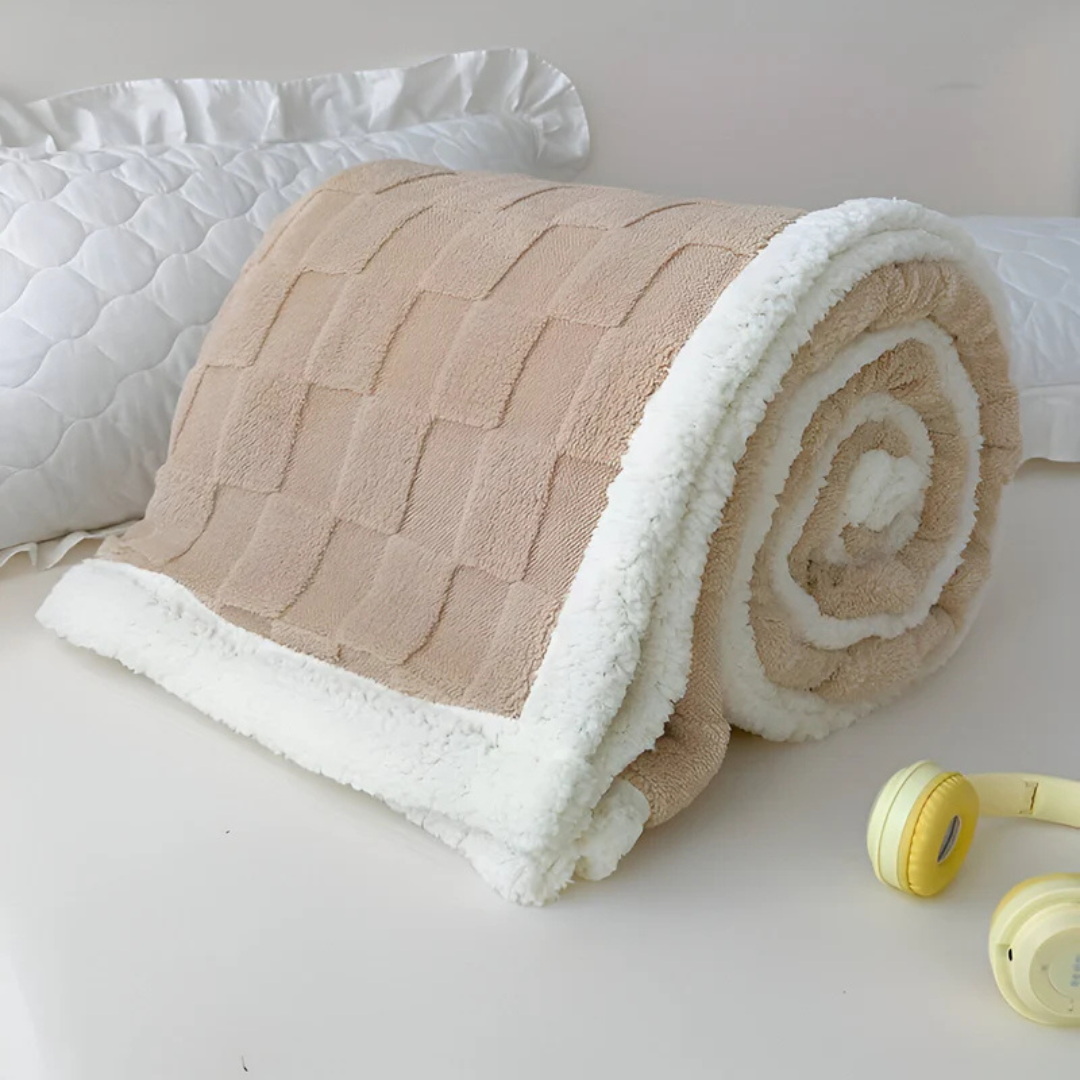 Altis – Luxe Fleece Plaid | Dubbelzijdig Sherpa & Fleece | Superzacht Warmte Dekentje