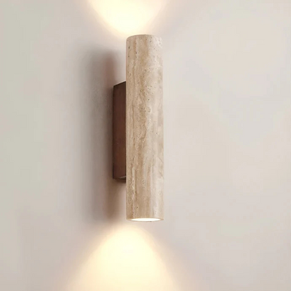 WabiMarble Calm | Wabi-Sabi LED-wandlamp van marmer