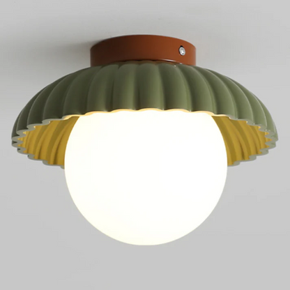 Jiora | Industriële stijl plafondlamp van massief ijzer