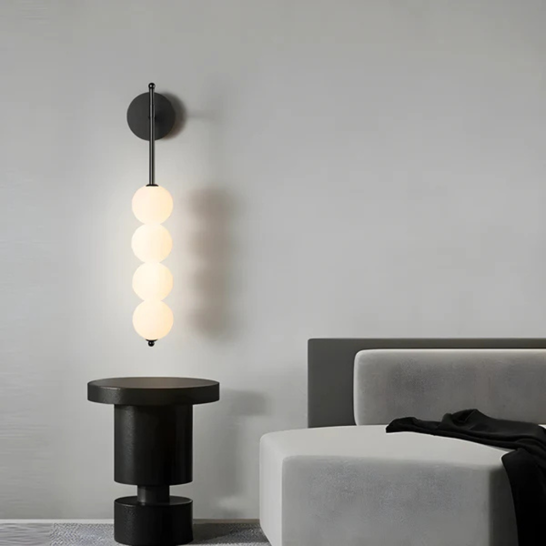 Moderne Luxus Wandleuchte Binnen | Warm LED-licht | Minimalistisch ontwerp | Metaal & Glas