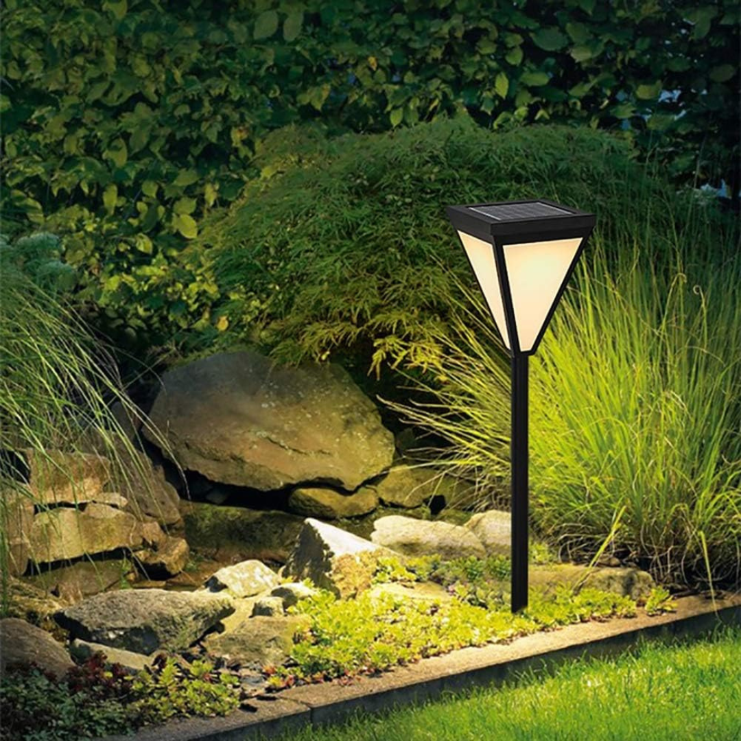 Brill Solis | Moderne op zonne-energie werkende LED-buitenlamp voor tuin & gevel