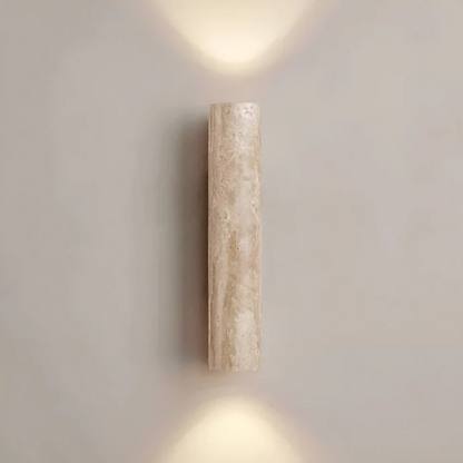 WabiMarble Calm | Wabi-Sabi LED-wandlamp van marmer