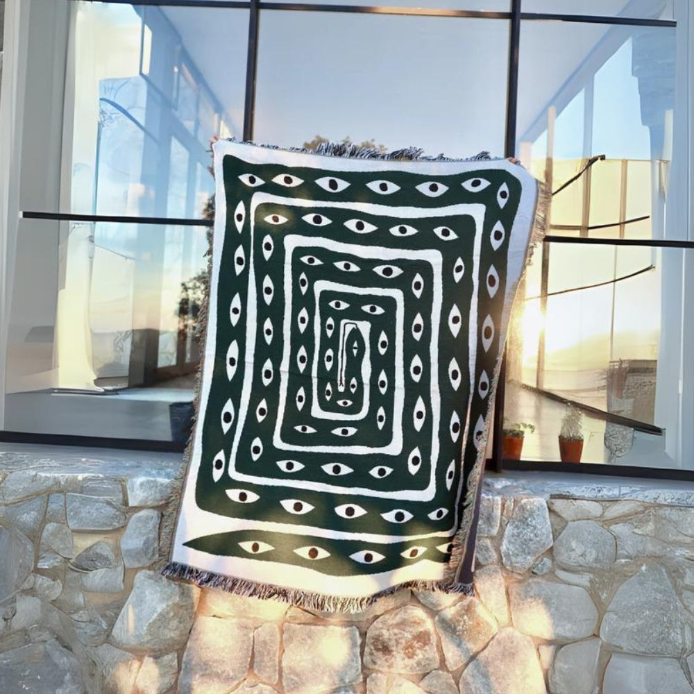 Stranddeken Slang Design | Omkeerbaar | Wasbaar | 100% Katoen