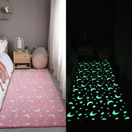 Nyra | Zacht design-tapijt met glinsterend glow-effect