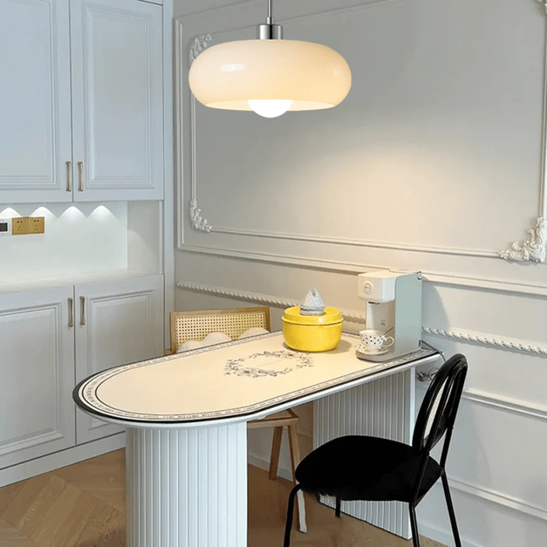 Cornelia | glazen hanglamp met LED voor eetkamer & woonkamer