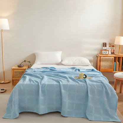 Waffle – Zacht Fleece Plaid | Hypoallergeen & Warm voor Elk Seizoen