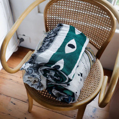 Stranddeken Slang Design | Omkeerbaar | Wasbaar | 100% Katoen