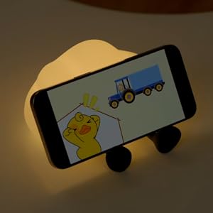 Nuvia Lumo | USB-oplaadbare LED nachtlamp in wolkenvorm met touch-dimmer