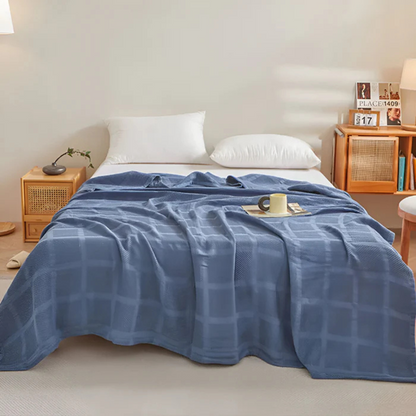 Waffle – Zacht Fleece Plaid | Hypoallergeen & Warm voor Elk Seizoen