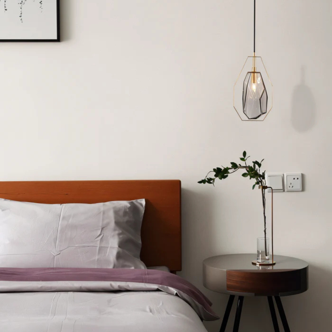 Flavia | Minimalistische hanglamp van glas in moderne stijl