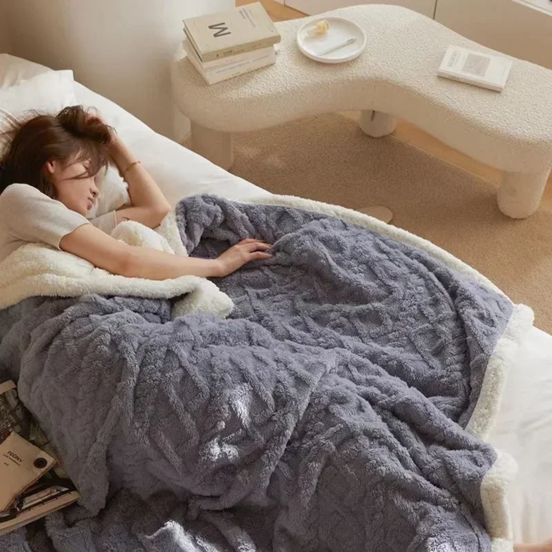 Eryndelle – Dikke Warme Fleece Deken | Superzacht & Stijlvol voor Slaapkamer & Bank