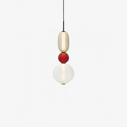 Elegante design hanglamp – moderne gekleurde glas