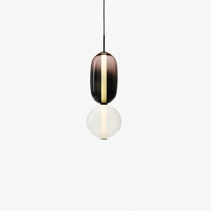 Elegante design hanglamp – moderne gekleurde glas