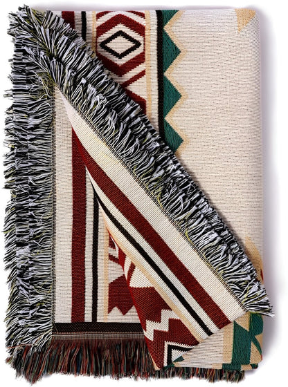 Picknickkleed Bohemian | Omkeerbaar Design | Wasbaar | Jacquard Katoenmix