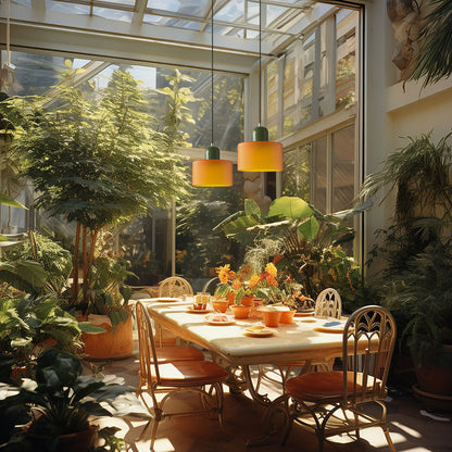 Bauhaus bolvormige glazen hanglamp | tijdloos design | glas & metaal | E27 fitting