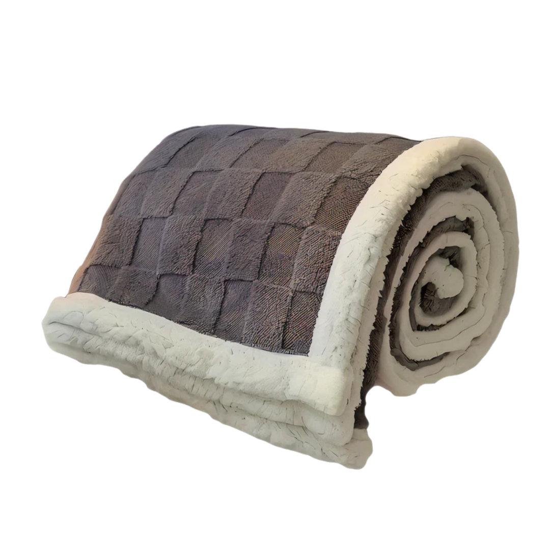 Altis – Luxe Fleece Plaid | Dubbelzijdig Sherpa & Fleece | Superzacht Warmte Dekentje