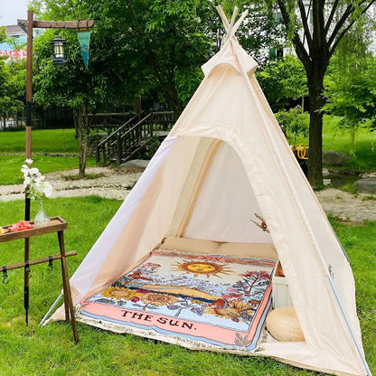 Wandkleed Boho Zon | Tarot Design | 160x130 cm | Microvezel