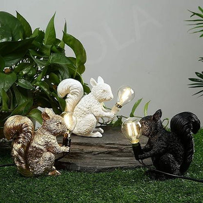 Squirola | LED-tafellamp met eekhoornfiguur in Scandinavische stijl